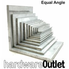 1 Meter Long ALUMINIUM Extruded ANGLE Corner Worktop EQUAL or UNEQUAL Metric L