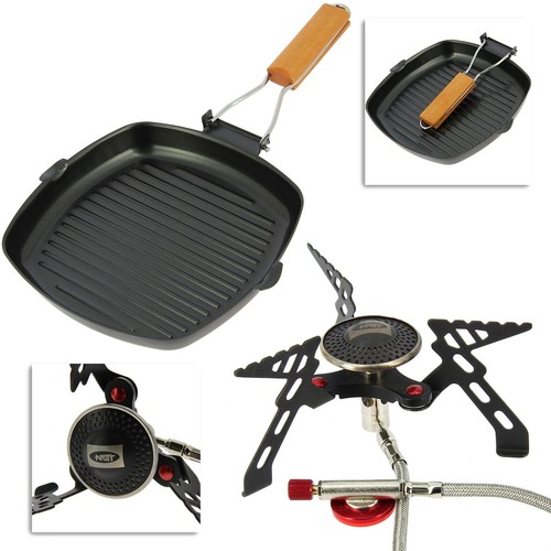 Portable cooking set pan bbq - set,