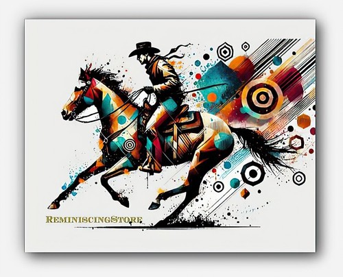 Cowboy horse motion - on,
