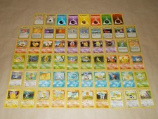 Base Set 1/102 Near Complete Pokemon Cards WOTC Non Holo Rare Original Bundle