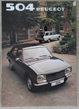 Peugeot 504 Range Brochure
