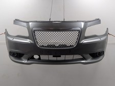 CHRYSLER 300C MK2 LD FRONT BUMPER COMPLETE WITH PARKING SENSORS IN GREY 2012