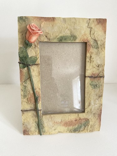 Vintage stone rose flower - stone,
