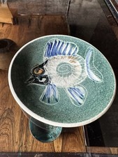 Vintage 1960s Jo Lester IOW Pottery Fish Pin Dish