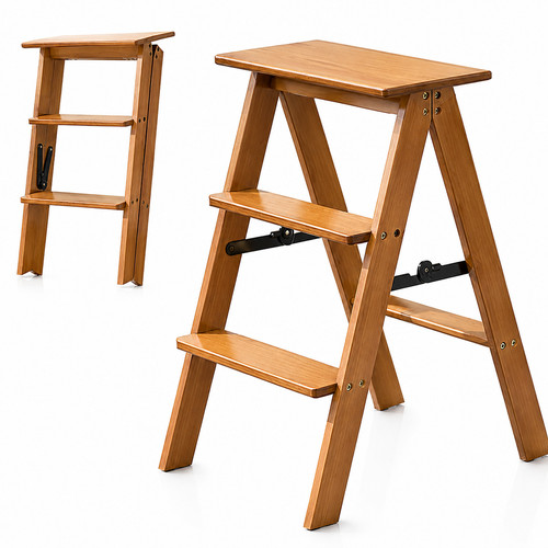 Foldable library ladder - library, chair