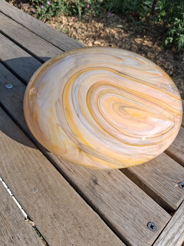 Vintage glass lampshade - vintage,