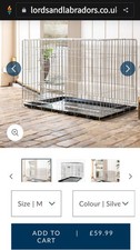 Lords and Labradors medium  Dog Crate