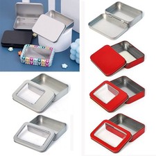 Metal Rectangular Empty Hinged
