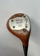 Wilson Staff Vintage Wooden 2 Wood Right Handed Regular Flex