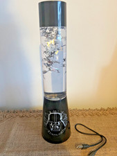 Official Star Wars Lava Lamp Darth Wader Spaceship Red Light Up Charging Cable