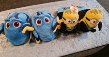 Kids Unisex Slippers Disney Finding Dory And Minions Stompeez Animated Slippers 