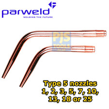 Sapphire type series 5 heavy duty swaged gas welding nozzles