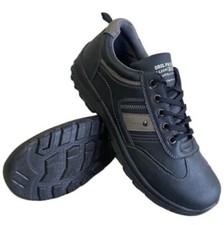 Mens Lace Up Faux Leather
