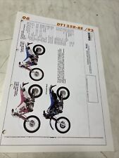 Yamaha Dt125r Dt125re 1992