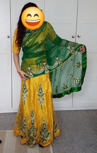 Beautiful lengha saree - beautiful, indian