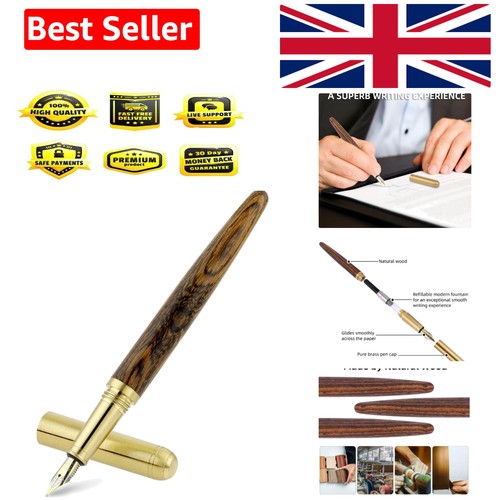 Wooden fountain pen - wooden,