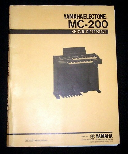 Yamaha 200 service manual - mc-200,