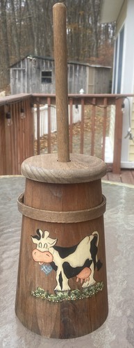 Cow butter churner total - cow,