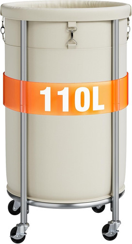 Laundry hamper with - with, wheels