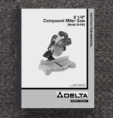 Instruction manual fits - fits, delta