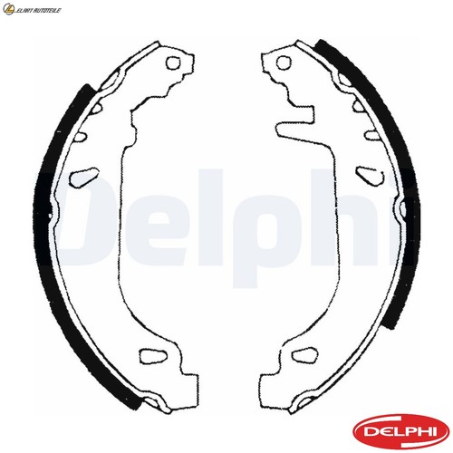 Brake shoe set ls1681 for - shoe,
