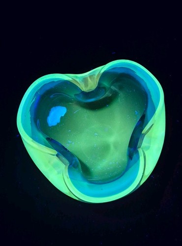 Vintage murano cobalt blue art - cobalt,