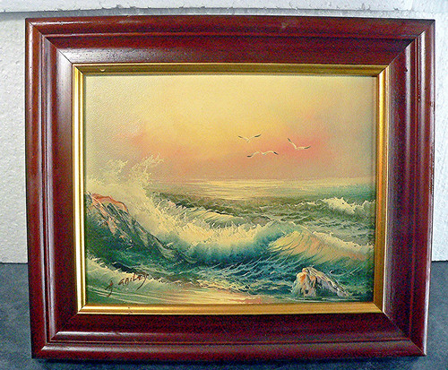 Gailey original oil on - oil,