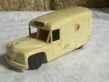 Very Rare Vintage Tri-ang Minic Push & Go Daimler Ambulance 1950`s