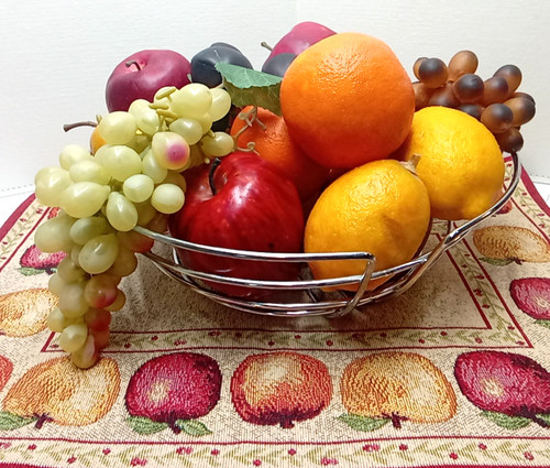 Lot faux fruit - fruit, apples