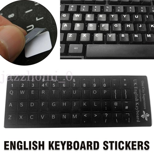 English black stickers - english, uk