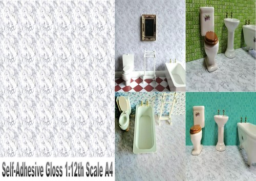 Dolls house wallpaper stick - dolls,