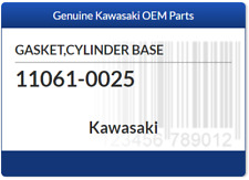 11061-0025 KAWASAKI OEM BASE GASKET KXF 2004 - 08