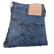 LEVI'S 514 Mens Jeans blue Denim Slim Straight Mens W31 L32 - Good Condition