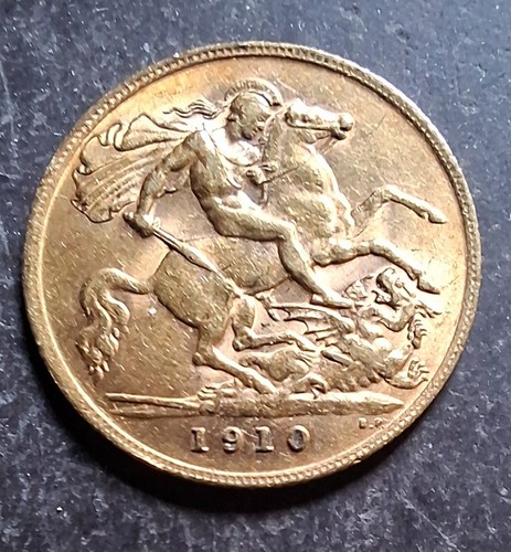1910 edward vii - edward, half