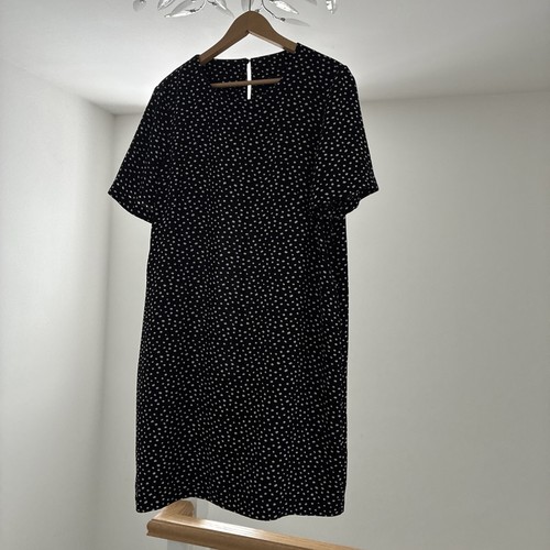 Ladies black with polka dots - ladies,