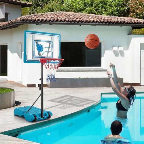 Swimming pool basketball - swimming,