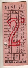 Bus / tram ticket MET Ltd (WG) 2d Wood Green Depot