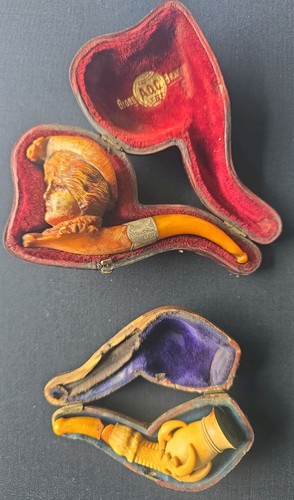 Antique cased meerschaum - 2,