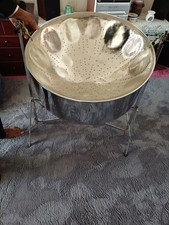 Steel Pan, Tenor, Chrome finish, bore pan, fantastic sound!