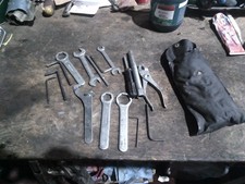 VINTGE JAPANESE  TOOL BAG TOOL KIT SUZUKI TS GT GS TM RM RMX  125 250 185