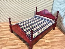 12th Scale Dolls House 4 Poster Bed