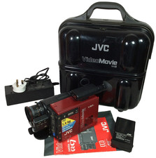 JVC GR-C7E VHS-C Camcorder RED