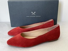 Crew Clothing Red Chloe Suede