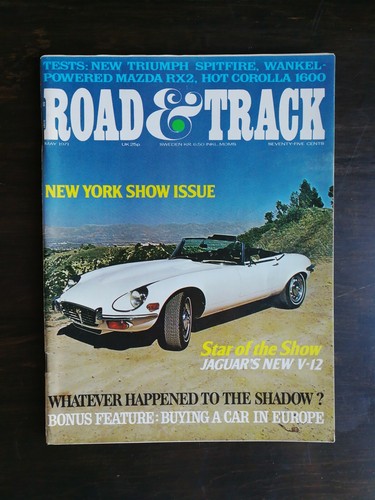 Road track magazine may - track,