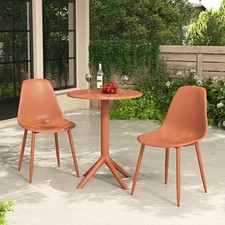 Remini Garden 3 Piece Cala Bistro Table & 2 Chair Outdoor Set