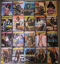 Vintage 1980s Kerrang magazine