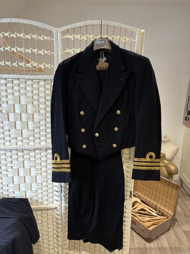 Vintage royal navy - vintage, dress