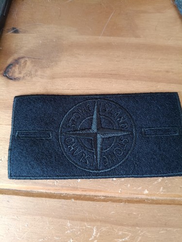 Stone island badge black - island, (black