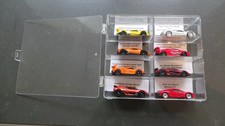 Hot Wheels 1/76 display case with cars as in pics