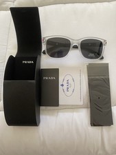 PRADA Clear Frame Sunglasses